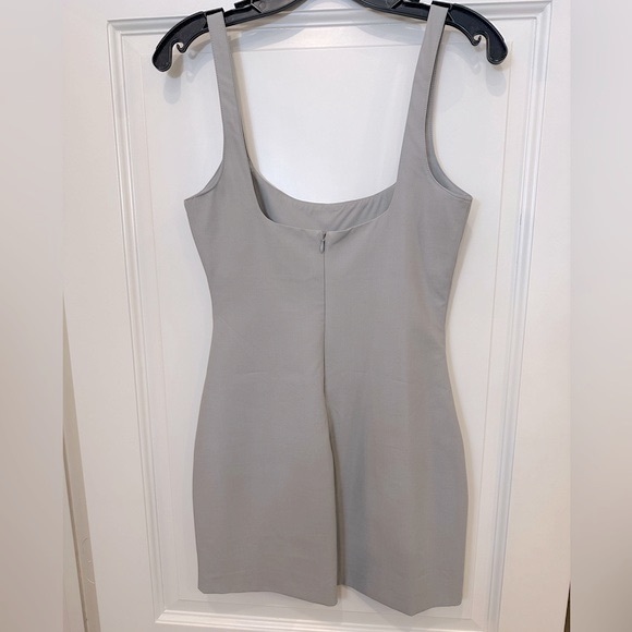 Zara gray tailored mini dress - Picture 4 of 12